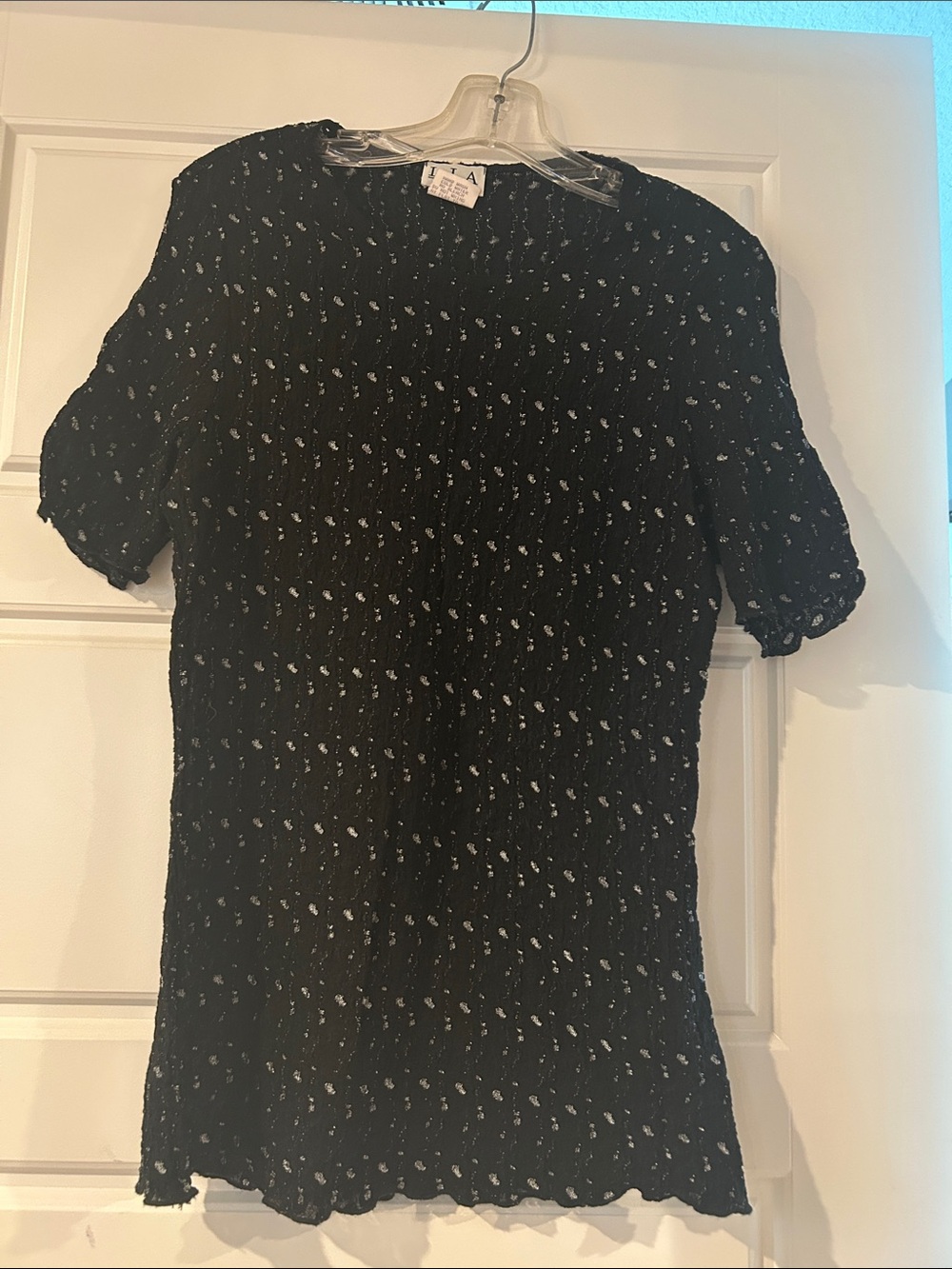 Sheer mesh top